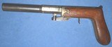 * Antique UNDER HAMMER PERCUSSION TARGET PISTOL J.J. HENRY ? .32 CALIBER - 5 of 13