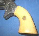 * Antique 1860 BLISS & GOODYEAR ENGRAVED PERCUSSION REVOLVER IVORY GRIPS .25 cal. - 5 of 18