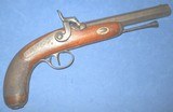 * Antique ENGLISH
GENTLEMAN'S PERCUSSION TARGET or DUELING PISTOL .46 CAL. - 1 of 13