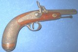* Antique ENGLISH
GENTLEMAN'S PERCUSSION TARGET or DUELING PISTOL .46 CAL. - 2 of 13