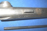 * Antique ENGLISH
GENTLEMAN'S PERCUSSION TARGET or DUELING PISTOL .46 CAL. - 12 of 13