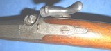 * Antique ENGLISH
GENTLEMAN'S PERCUSSION TARGET or DUELING PISTOL .46 CAL. - 13 of 13