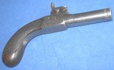 * Antique 1850s ENGLISH PERCUSSION POCKET MUFF PISTOL .30 CAL. M29 - 6 of 10