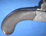 * Antique 1850s ENGLISH PERCUSSION POCKET MUFF PISTOL .30 CAL. M29 - 8 of 10