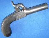 * Antique 1850s ENGLISH PERCUSSION POCKET MUFF PISTOL .30 CAL. M29 - 1 of 10