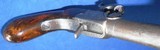 * Antique SMALL 1850s PERCUSSION 5" POCKET DERRINGERMUFF PISTOL .28 CAL. - 5 of 9
