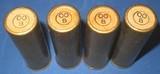 * Vintage LOT of FOUR 12 Ga OO BUCK WINCHESTER BRASS SHELLS - 1 of 4