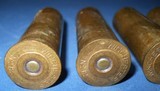 * Vintage LOT of FOUR 12 Ga OO BUCK WINCHESTER BRASS SHELLS - 3 of 4