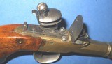 * Antique FLINTLOCK POCKET - MUFF PISTOL SOLID BRASS - 10 of 12