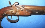 * Antique 1840s PERCUSSION DUELING - TARGET PISTOL SWAMPED MUZZLE #1 - 3 of 15