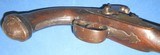 * Antique 1840s PERCUSSION DUELING - TARGET PISTOL SWAMPED MUZZLE #1 - 10 of 15