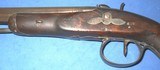 * Antique 1840s PERCUSSION DUELING - TARGET PISTOL SWAMPED MUZZLE #1 - 9 of 15