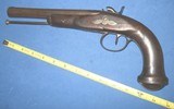 * Antique 1840s PERCUSSION DUELING - TARGET PISTOL SWAMPED MUZZLE #1 - 7 of 15