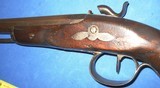 * Antique 1840s PERCUSSION DUELING - TARGET PISTOL SWAMPED MUZZLE #1 - 8 of 15
