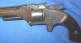 * Antique 1860s SMITH & WESSON No. 1 SECOND ISSUE .22 RF REVOLVER - 4 of 12
