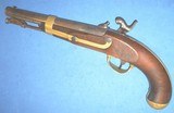 * Antique 1842 U.S. H. ASTON CIVIL WAR PERCUSSION 1851 MILITARY MARTIAL PISTOL .54 Cal. - 20 of 20
