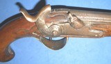 * Antique 1840s FANCY FRENCH PERCUSSION COAT or DUELING PISTOL - 11 of 15