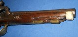 * Antique 1840s FANCY FRENCH PERCUSSION COAT or DUELING PISTOL - 14 of 15