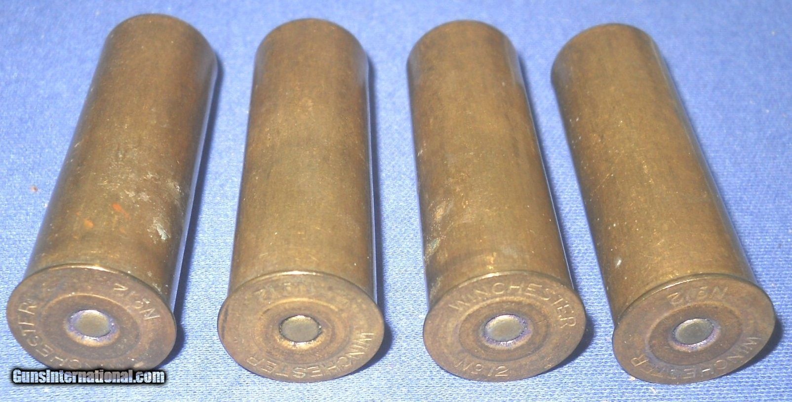 12 Vintage Winchester Brass Shot Shells 12GA