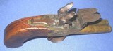 * Antique 18th CENTURY FLINTLOCK DOUBLE SxS PISTOL SELDOM SEEN PROJECT - 9 of 13