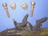 * Antique 18th CENTURY FLINTLOCK DOUBLE SxS PISTOL SELDOM SEEN PROJECT - 12 of 13