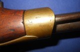 * Antique 1809 FRENCH FLINTLOCK MILITARY CAVALRY PISTOL St. Etienne - 9 of 20