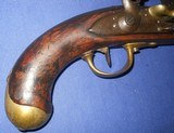 * Antique 1809 FRENCH FLINTLOCK MILITARY CAVALRY PISTOL St. Etienne - 3 of 20
