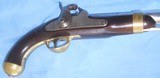 * Antique U.S. M 1842 PERCUSSION MILITARY PISTOL I.N. JOHNSON 1850 - 12 of 18