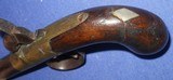 Antique 1840s PERRY LONDON ENGLISH PERCUSSION DERRINGER POCKET MUFF POCKET PISTOL - 2 of 12
