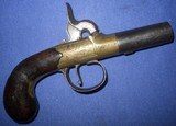 Antique 1840s PERRY LONDON ENGLISH PERCUSSION DERRINGER POCKET MUFF POCKET PISTOL - 1 of 12