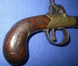 Antique 1840s PERRY LONDON ENGLISH PERCUSSION DERRINGER POCKET MUFF POCKET PISTOL - 5 of 12