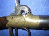 Antique 1840s PERRY LONDON ENGLISH PERCUSSION DERRINGER POCKET MUFF POCKET PISTOL - 4 of 12