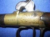 Antique 1840s PERRY LONDON ENGLISH PERCUSSION DERRINGER POCKET MUFF POCKET PISTOL - 7 of 12