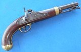 1842 HENRY ASTON PERCUSSION PISTOL 1849 DATE - 1 of 19