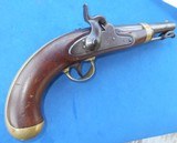 1842 HENRY ASTON PERCUSSION PISTOL 1849 DATE - 3 of 19