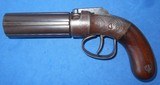 Antique 1850s PEPPERBOX PISTOL SPRAGUE & MARSTON .31 CAL NICE - 5 of 16
