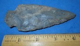 PREHISTORIC NATIVE AMERICAN INDIAN SPEAR POINT ARROW HEAD NEW ENGLAND ? - 1 of 9