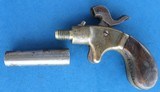 Antique A.S.T HERO .34 CAL. PERCUSSION DERRINGER SCREW OFF BARREL WORKING - 4 of 10