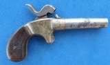 Antique A.S.T HERO .34 CAL. PERCUSSION DERRINGER SCREW OFF BARREL WORKING - 1 of 10