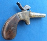 Antique A.S.T HERO .34 CAL. PERCUSSION DERRINGER SCREW OFF BARREL WORKING - 2 of 10