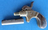 Antique A.S.T HERO .34 CAL. PERCUSSION DERRINGER SCREW OFF BARREL WORKING - 5 of 10