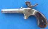 Antique A.S.T HERO .34 CAL. PERCUSSION DERRINGER SCREW OFF BARREL WORKING - 3 of 10