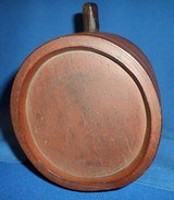 REVOLUTIONARYWAR RUNDLET 1770-1810 WOODEN CANTEEN OLD RED PAINT FOUND IN MAINE - 4 of 15