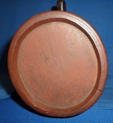 REVOLUTIONARYWAR RUNDLET 1770-1810 WOODEN CANTEEN OLD RED PAINT FOUND IN MAINE - 5 of 15