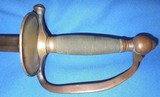 1860 CIVIL WAR NCO SWORD F.S.S. INSPECTORS MARK NO SCABBARD ROBY CHELMSFORD - 9 of 11