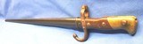 1876 DATED FRENCH GRAS MILITARY BAYONET & SCABBARD ST ETIENNEARSENAL MATCHING NUMBERS - 2 of 12
