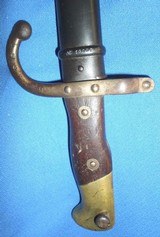 1876 DATED FRENCH GRAS MILITARY BAYONET & SCABBARD ST ETIENNEARSENAL MATCHING NUMBERS - 12 of 12