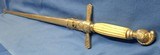 ANTIQUE FRATERNAL MASON MASONIC SWORD & SCABBARD BONE HANDLE - 9 of 12