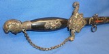 ANTIQUE 1890 AMES MASONIC MASON FRATERNAL SWORD MASS.
BAY STATE COMMANDERY - 4 of 14