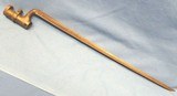 UNMARKED CIVIL WAR MUSKET BAYONET - 4 of 8